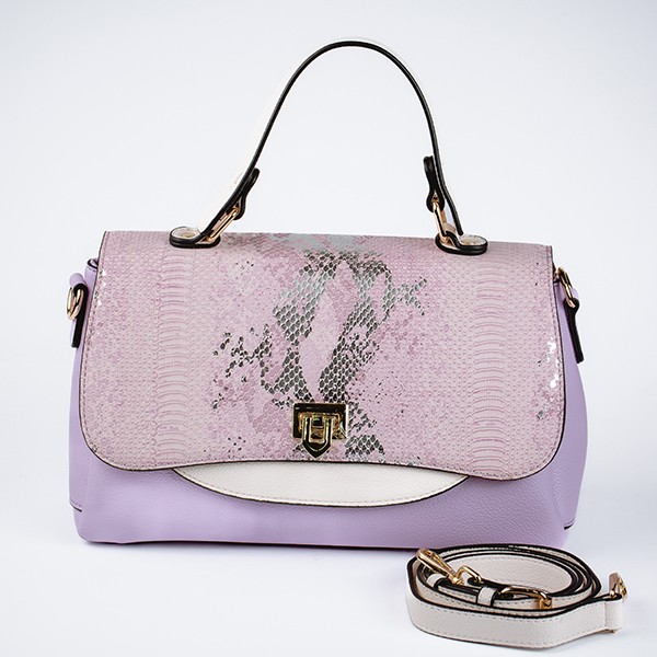 Kelly Hand Bag-Purple