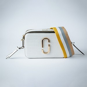 Coco Croc Cross Body Bag-T-White