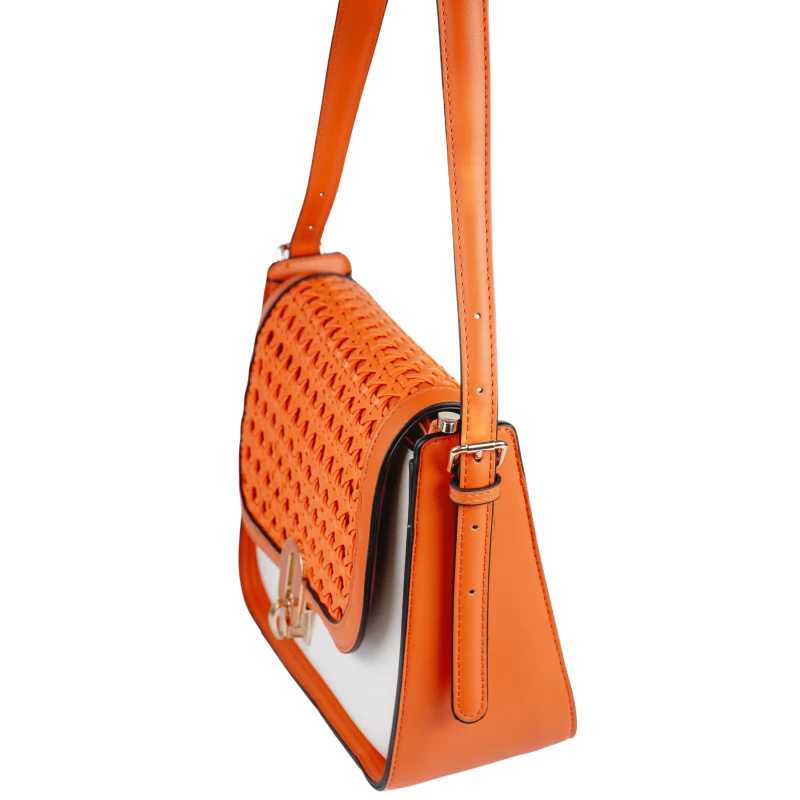 Lolly Rattan Designer Shoulder - Orange 4