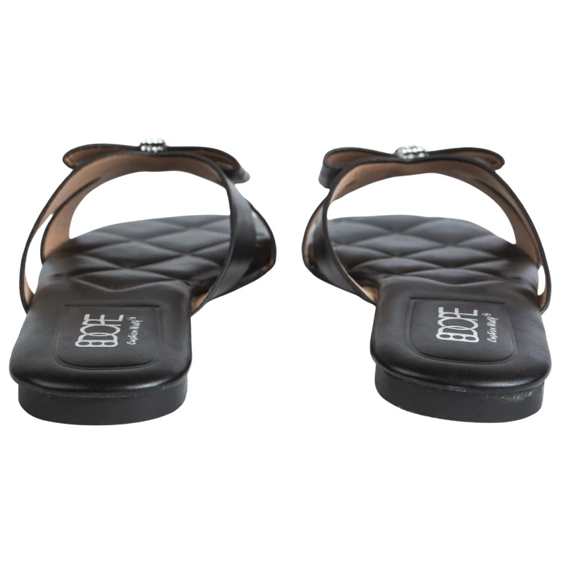 Stella Flat Sandal-Black 3