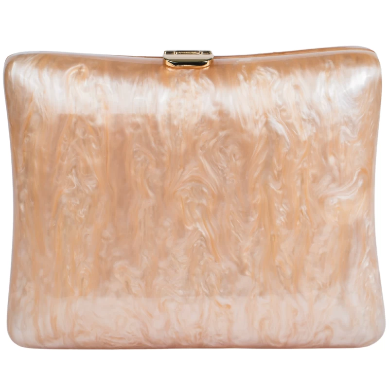 Charlot Acrylic Clutch-Champagne 3