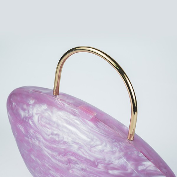 Perilina Acrylic Clutch-Pink 2