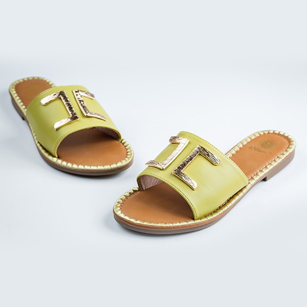 Chloe Flat Sandal-Green 4