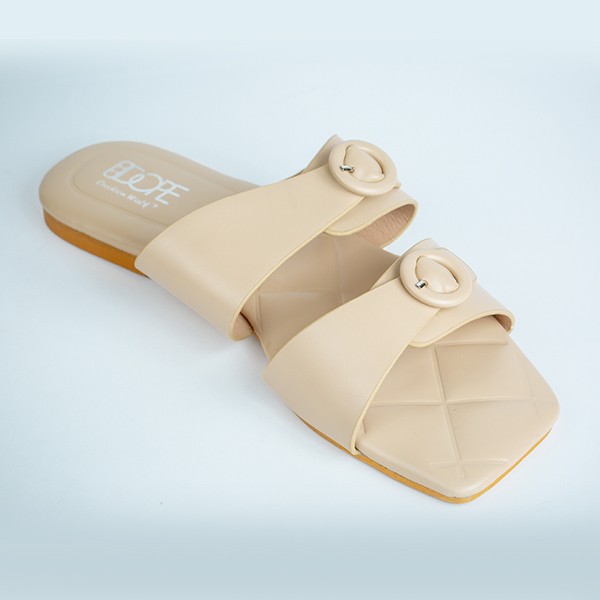 Stella Pastel Flat Sandal-Beige 2