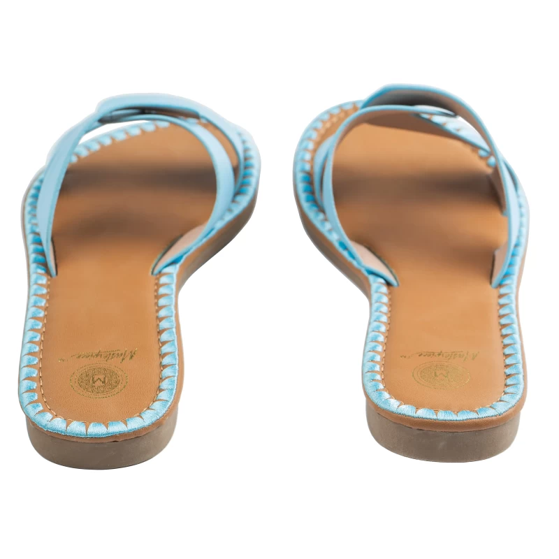 Crisso Flat Sandal-Blue 3