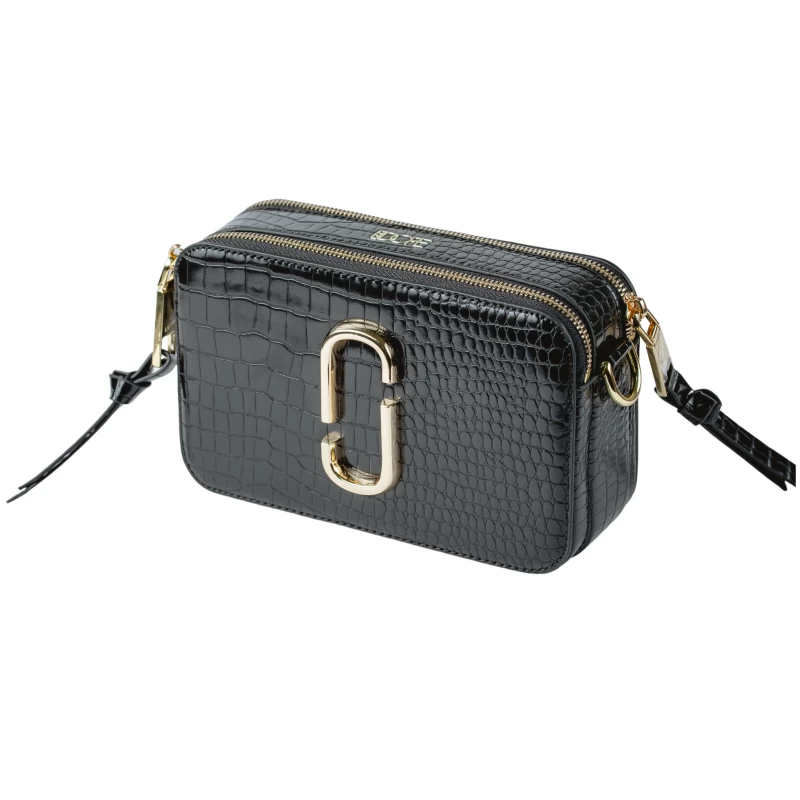 Coco Croc Cross Body Bag-T-Black 5