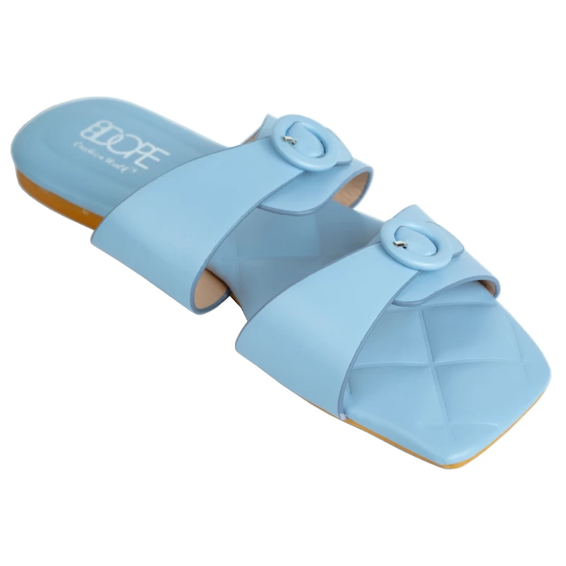 Stella Pastel Flat Sandal-Sky Blue 4