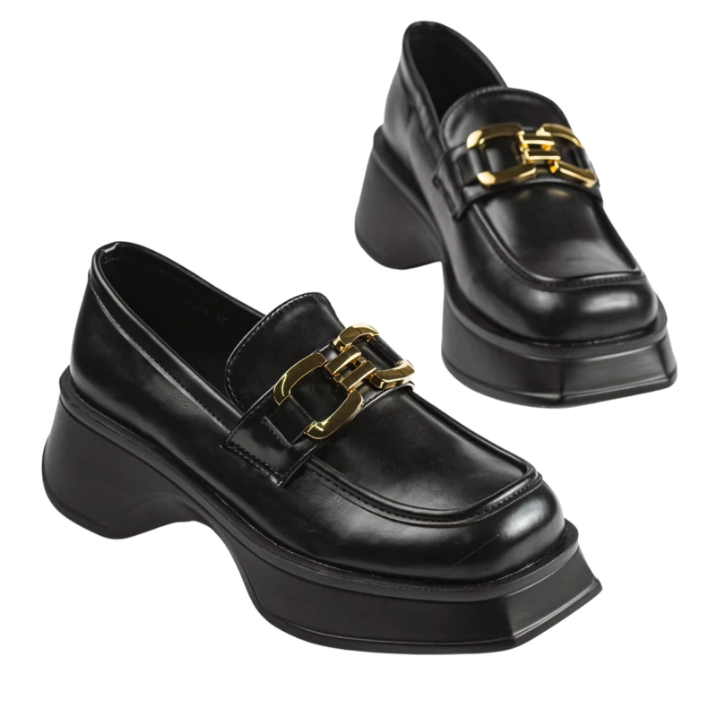 Chunky Loafer-Black 2