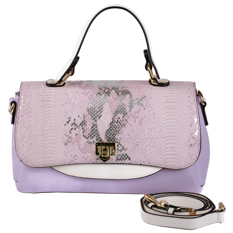 Kelly Hand Bag-Purple