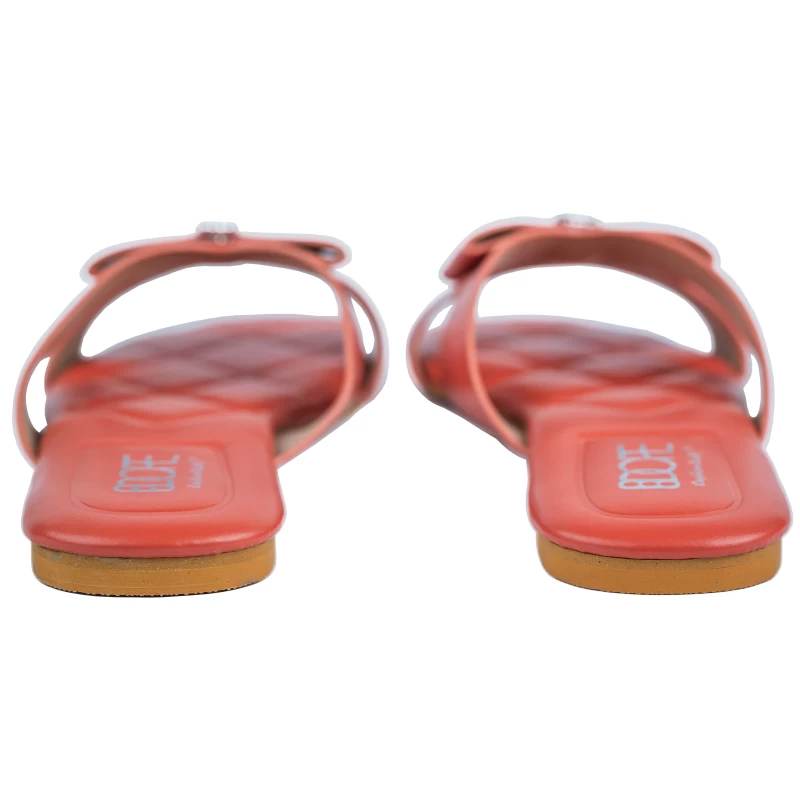 Stella Flat Sandal-Orange 3