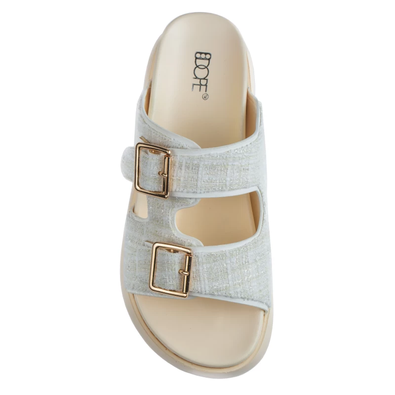 Arizona Double Strap Slide-Beige 4