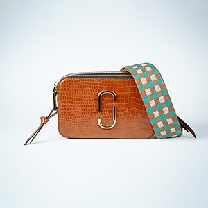 Coco Croc Cross Body Bag-T-Brown