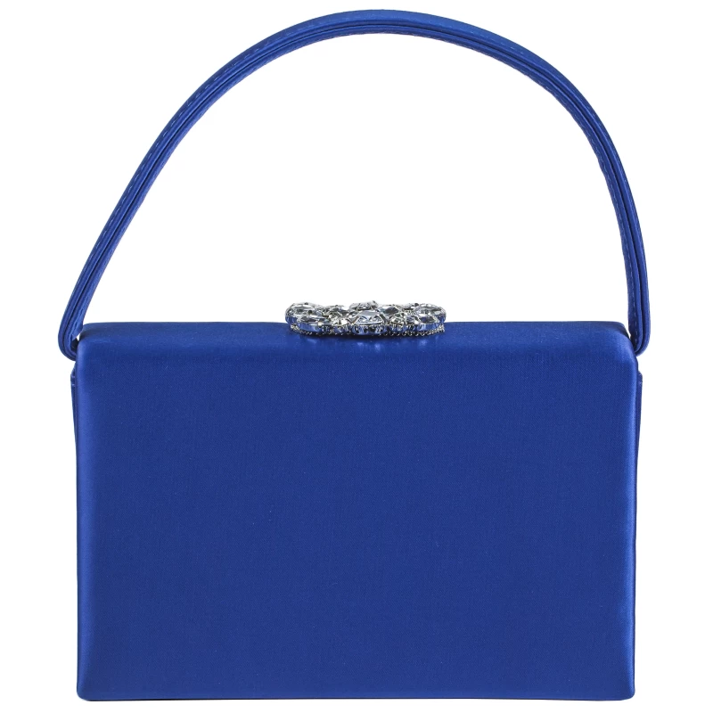 Viola Satin Purse-Royal Blue 4