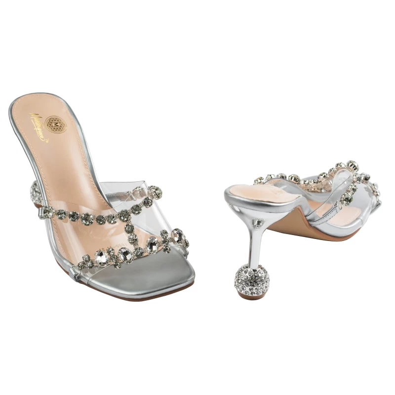 Cristella Heel-Silver 5