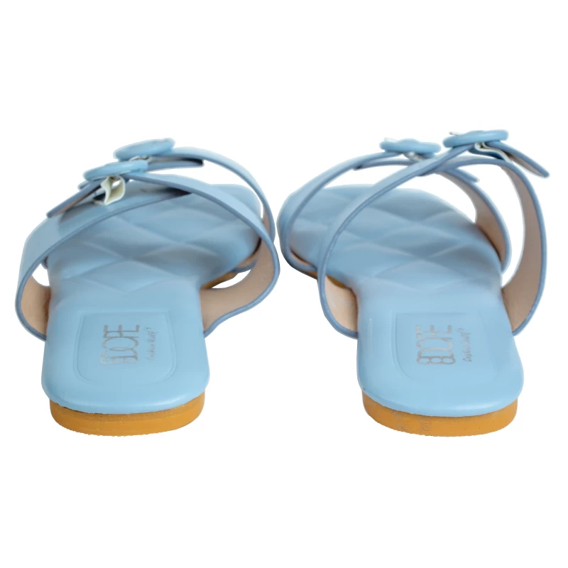 Stella Pastel Flat Sandal-Sky Blue 5