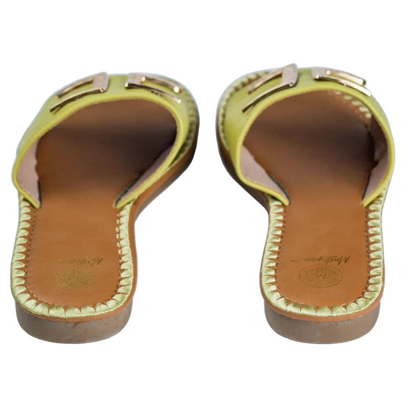 Chloe Flat Sandal-Green 3