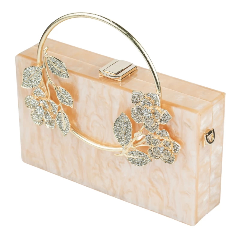 Bling Acrylic Clutch-Champagne 5