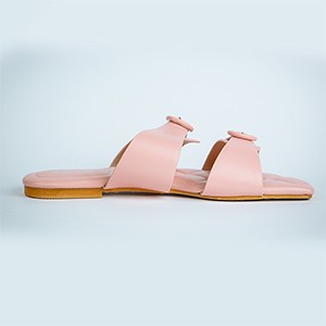 Stella Pastel Flat Sandal-Pink