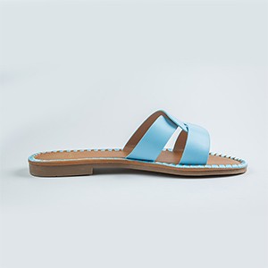 Crisso Flat Sandal-Blue