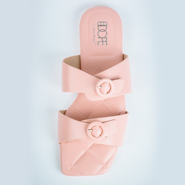 Stella Pastel Flat Sandal-Pink