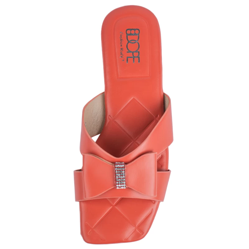 Stella Flat Sandal-Orange