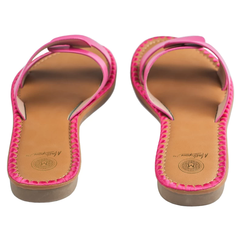 Crisso Flat Sandal-Fuchsia 3