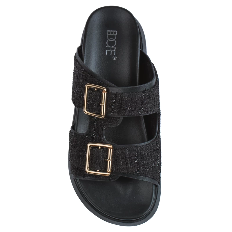 Arizona Double Strap Slide-Black 4