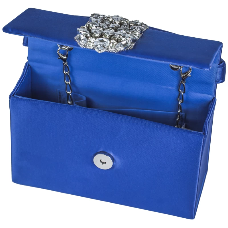 Viola Satin Purse-Royal Blue 5