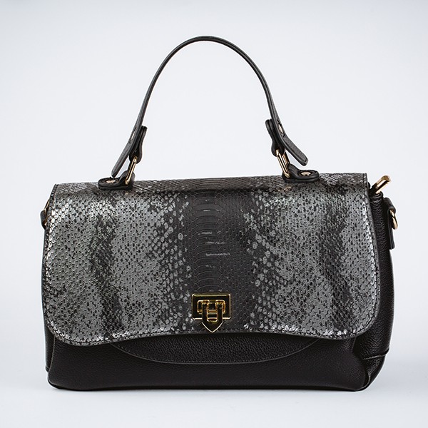 Kelly Hand Bag-Black 7